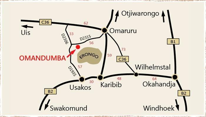 Directions to Omandumba